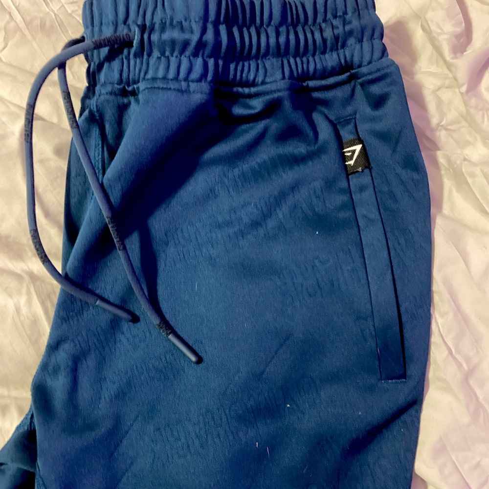 Blue gymshark joggers